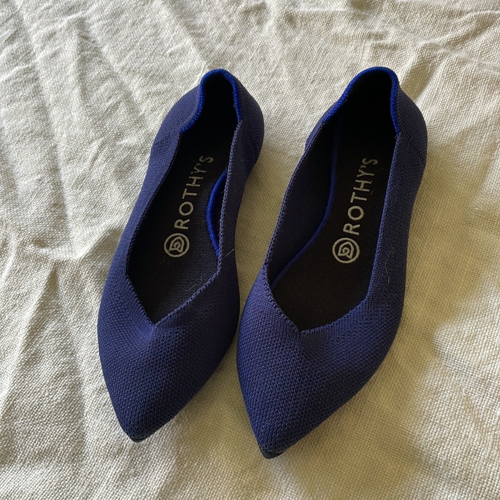 Blue Rothy’s flats. - Picture 2 of 3